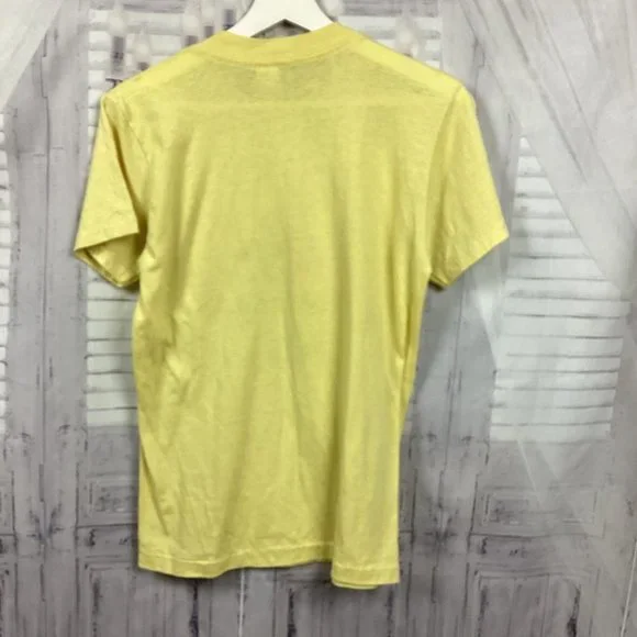 Vintage Vail Ski Tee Shirt Yellow L - Picture 6 of 7